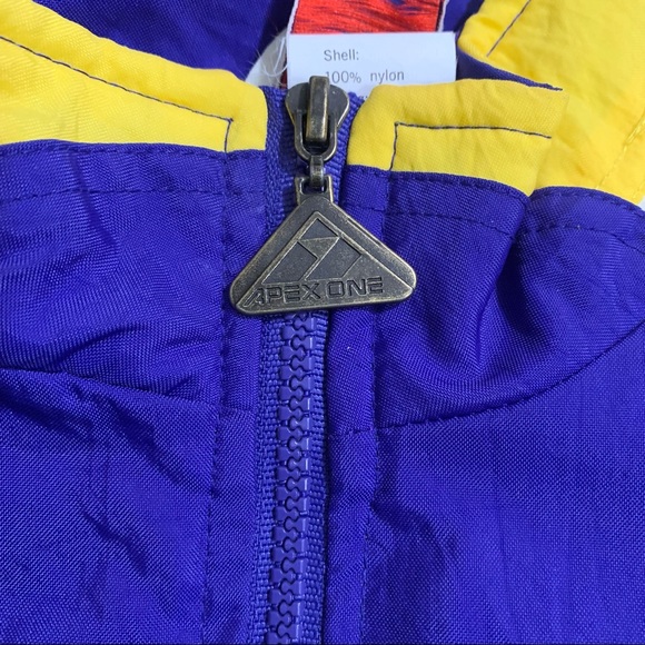 Vintage 90s Minnesota Vikings NFL Football APEX One Sports Jacket Men’s Medium - Picture 7 of 12